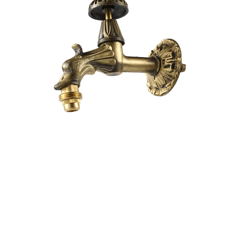 Art Faucet Serie 3009 bronceYT3009 color latón antiguo, dragón, mango redondo 1/2"