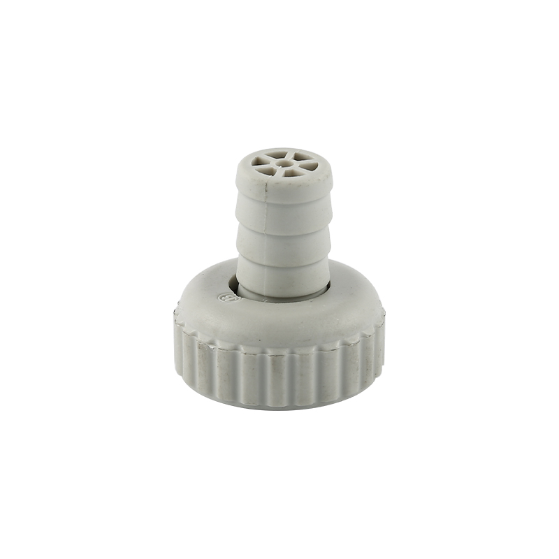 Conector de manguera de nailon YT7041, gris 3/4", 1"